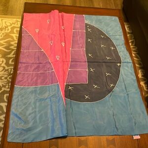 Silk Scarf geometric pattern. Excellent condition.